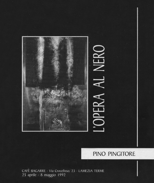 1992) Pieghevole L'opera al Nero
